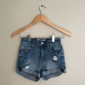 Garage denim shorts